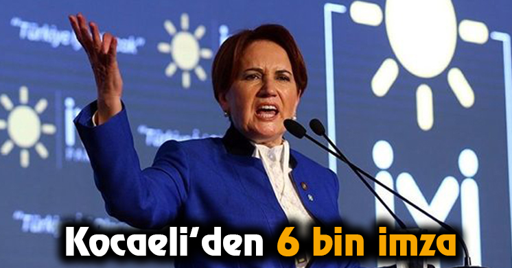 Kocaeli’den 6 bin imza