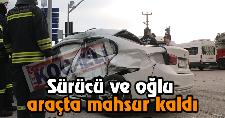 Servis aracı kaza yaptı