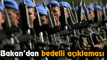 Bakan’dan bedelli açıklaması