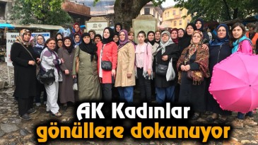 AK Kadınlar gönüllere dokunuyor