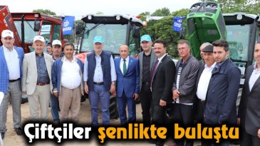 Çiftçiler şenlikte buluştu