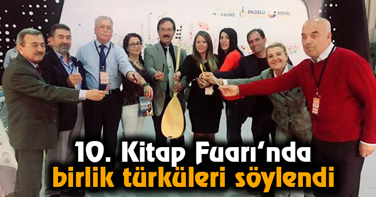 Kitap Fuarı’nda birlik türküleri söylendi