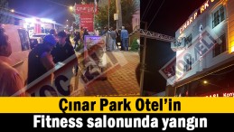 Fitness salonunda yangın