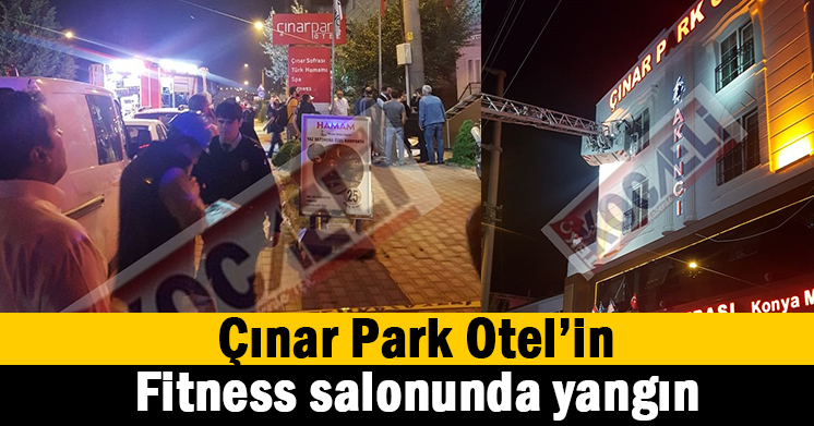 Fitness salonunda yangın