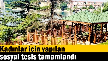 Kadınlar için yapılan sosyal tesis tamamlandı