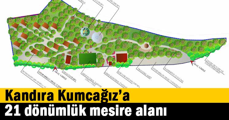 Kandıra Kumcağız’a 21 dönümlük mesire alanı  