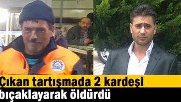 Kardeşleri bıçaklayarak öldürdü