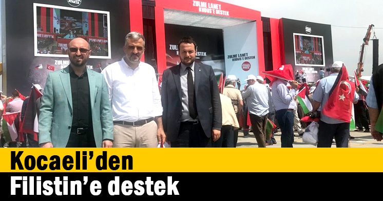   Kocaeli’den Filistin’e destek
