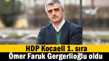 HDP 1. sıra belli oldu