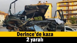 Derince’de kaza; 2 yaralı