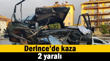 Derince’de kaza; 2 yaralı