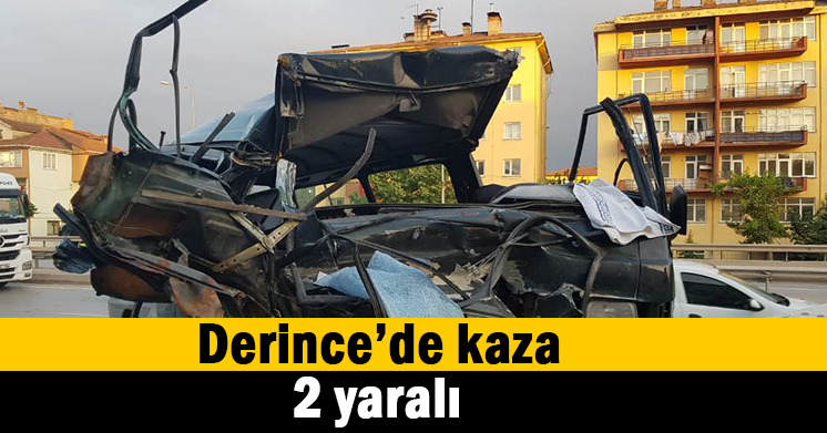Derince’de kaza; 2 yaralı