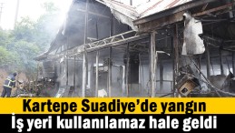 Suadiye’de yangın
