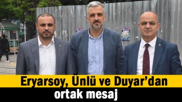 Biz hazırız, sahadayız