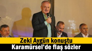 Zeki Aygün konuştu