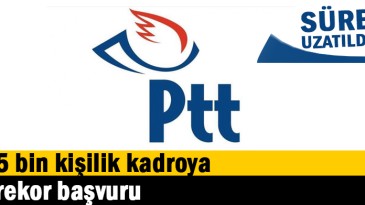 5 bin kişilik kadroya rekor başvuru