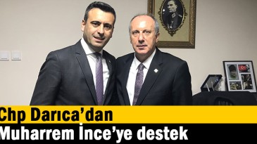 Chp Darıca’dan Muharrem İnce’ye Destek.