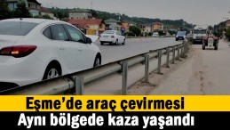 Eşme Işıklar’da kaza