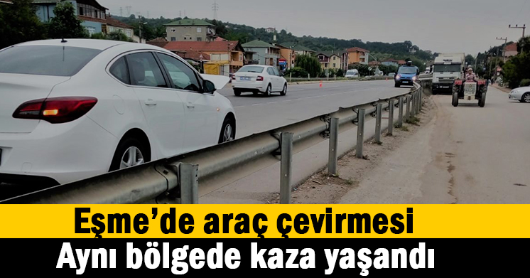 Eşme Işıklar’da kaza