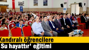 Kandıralı öğrencilere ‘Su hayattır’ eğitimi