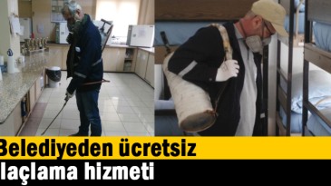 Belediyeden ücretsiz ilaçlama hizmeti