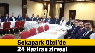 Ak Parti kurmayları buluştu