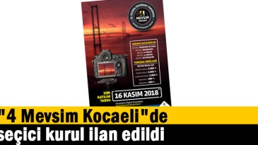 “4 Mevsim Kocaeli”de seçici kurul ilan edildi
