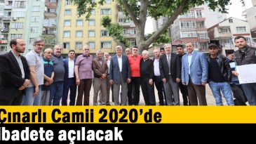 ‘’Çınarlı Camii 2020’de ibadete açılacak’’