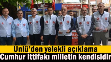 Ünlü yelek giydi, açıklama yaptı