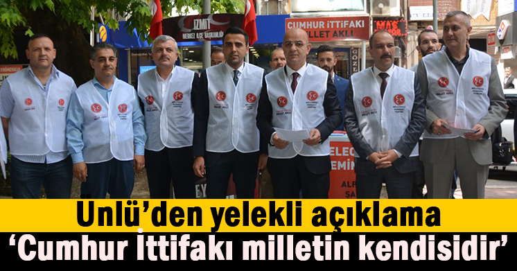 Ünlü yelek giydi, açıklama yaptı