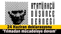 ADD’den seçim deklarasyonu