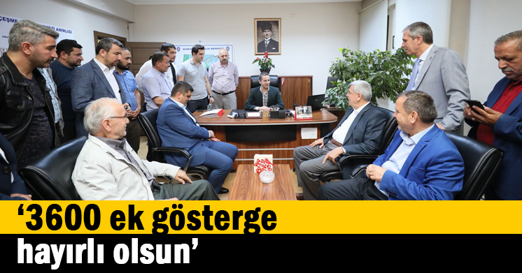 ”3600 ek gösterge hayırlı olsun”