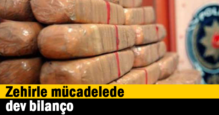 Zehirle mücadelede dev bilanço