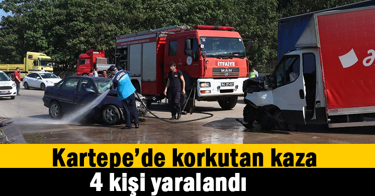 Kartepe’de kaza; 4 yaralı