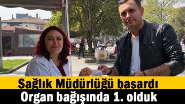 Organ Bağışında 1. olduk