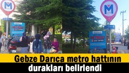 Metro durakları belli oldu