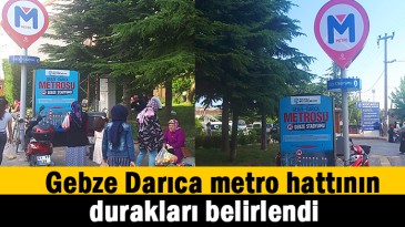 Metro durakları belli oldu