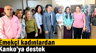 Emekçi kadınlardan Kanko’ya destek  