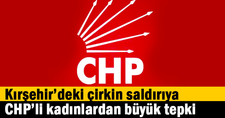 Kırşehir’deki çirkin saldırıya  CHP’li kadınlardan büyük tepki