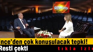 Muharrem İnce’den çok konuşulacak tepki! Resti çekti