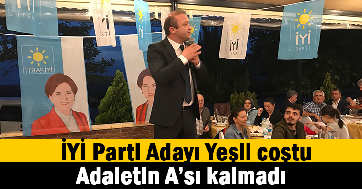 Ahmet Yeşil Kandıra’da coştu