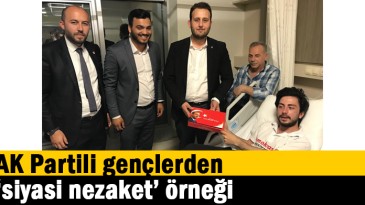 AK Partili gençlerden ‘siyasi nezaket’ örneği