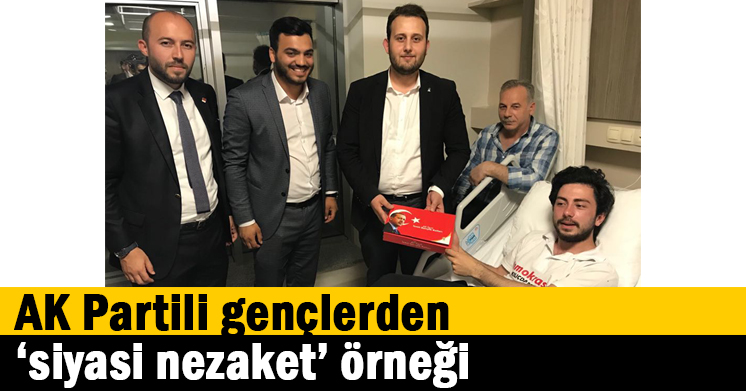 AK Partili gençlerden ‘siyasi nezaket’ örneği