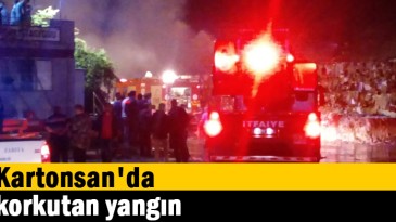 Kartonsan’da yangın