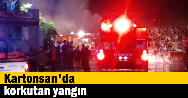 Kartonsan’da yangın