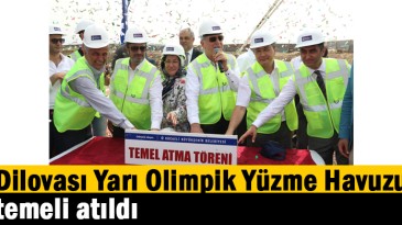 Dilovası Yarı Olimpik Yüzme Havuzu temeli atıldı