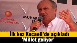 İlk kez Kocaeli’de açıkladı