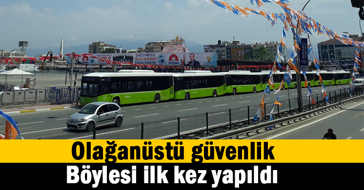 Güvenlik için bu da yapıldı