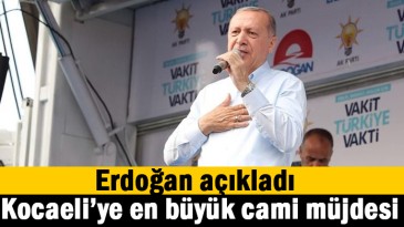 Kocaeli’ye cami müjdesi