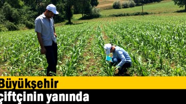  Büyükşehir çiftçinin yanında